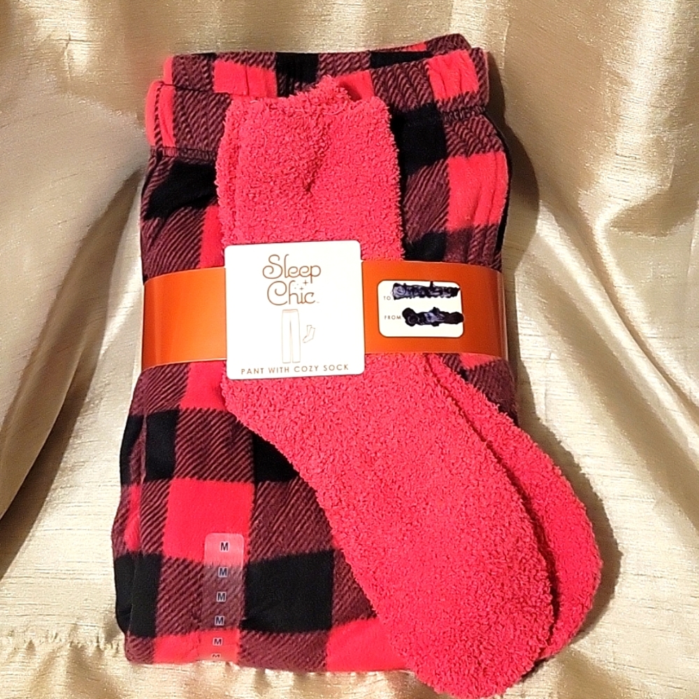 Plaid Pajama Pants, size M